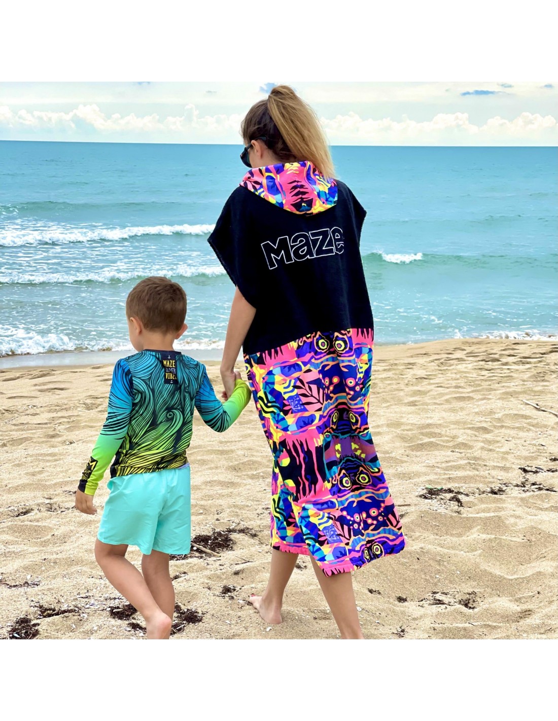 ДЕТСКО ПОНЧО MAZE JUNGLE